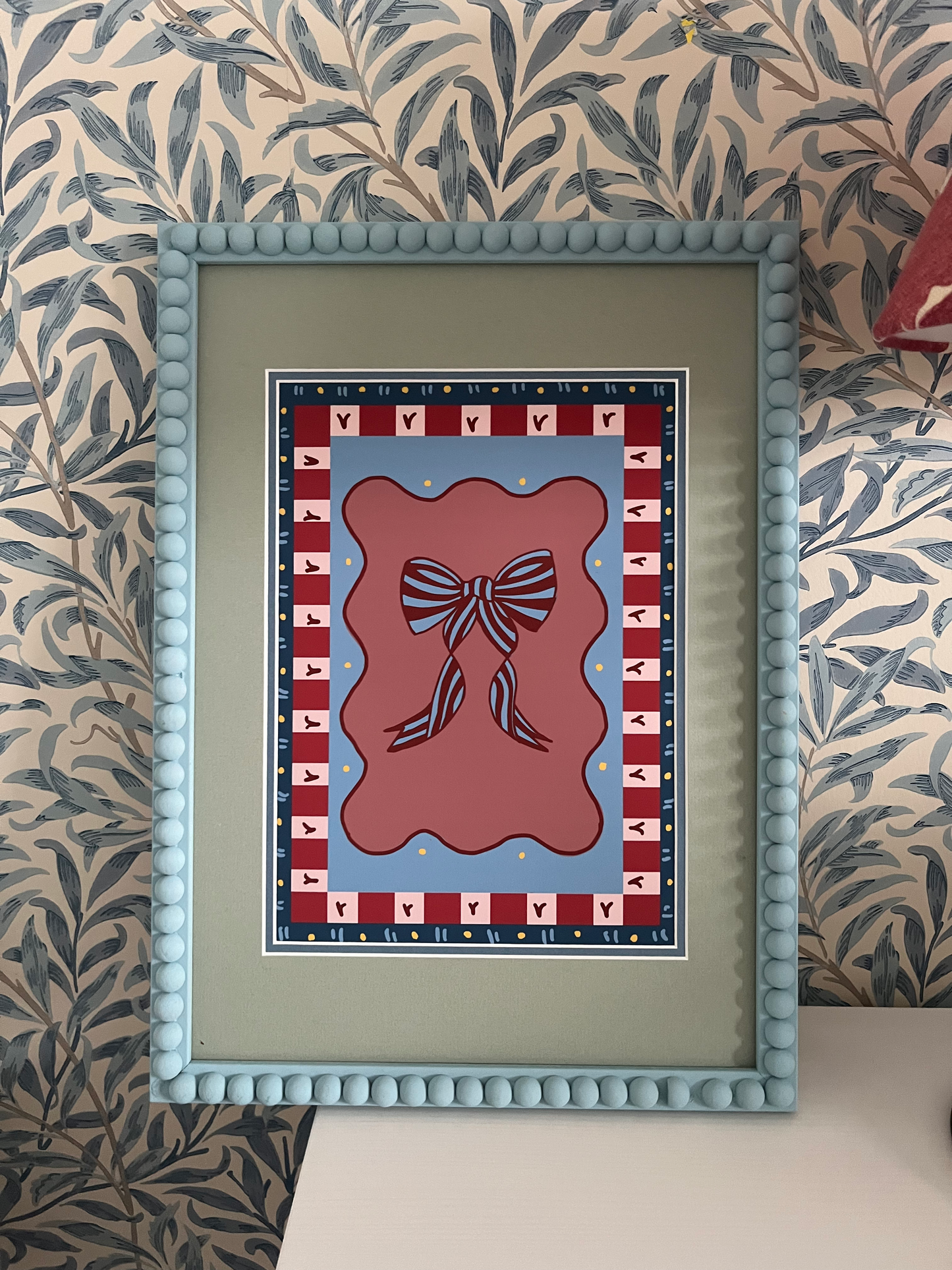 A4 Suzannah Bow Print image 1