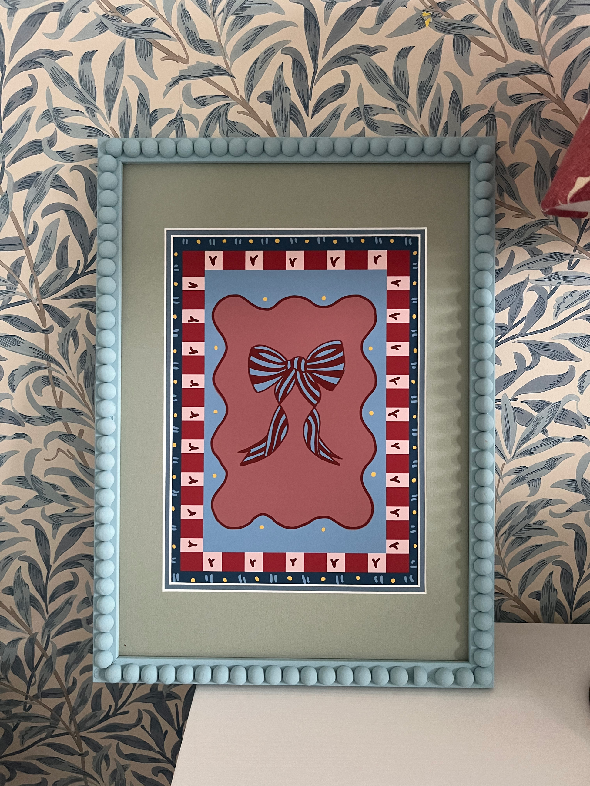 A4 Suzannah Bow Print image 1