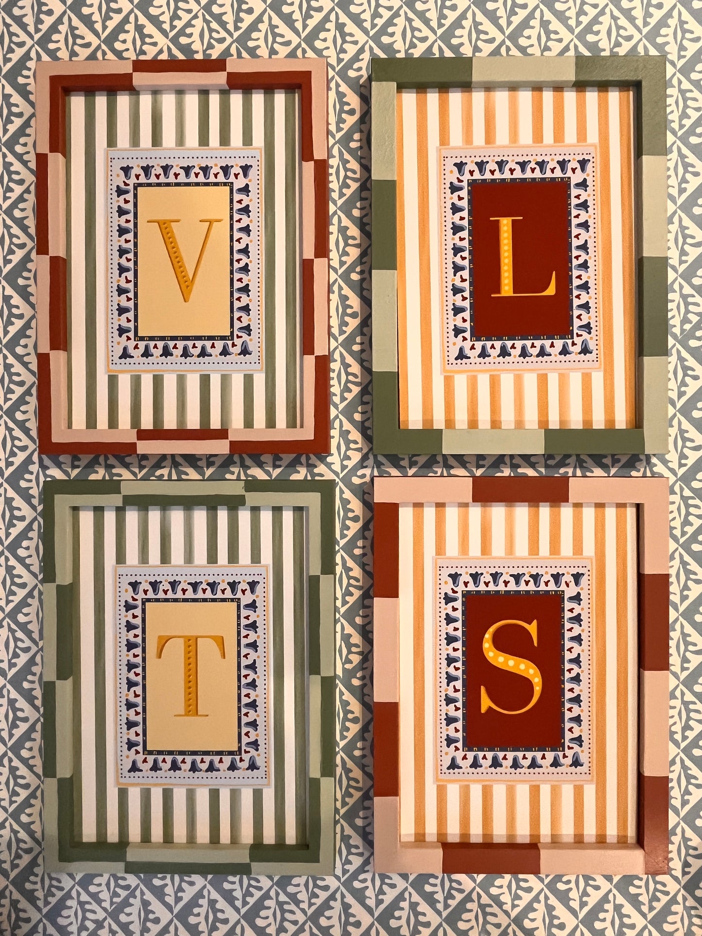 Checkerboard and Striped Frames