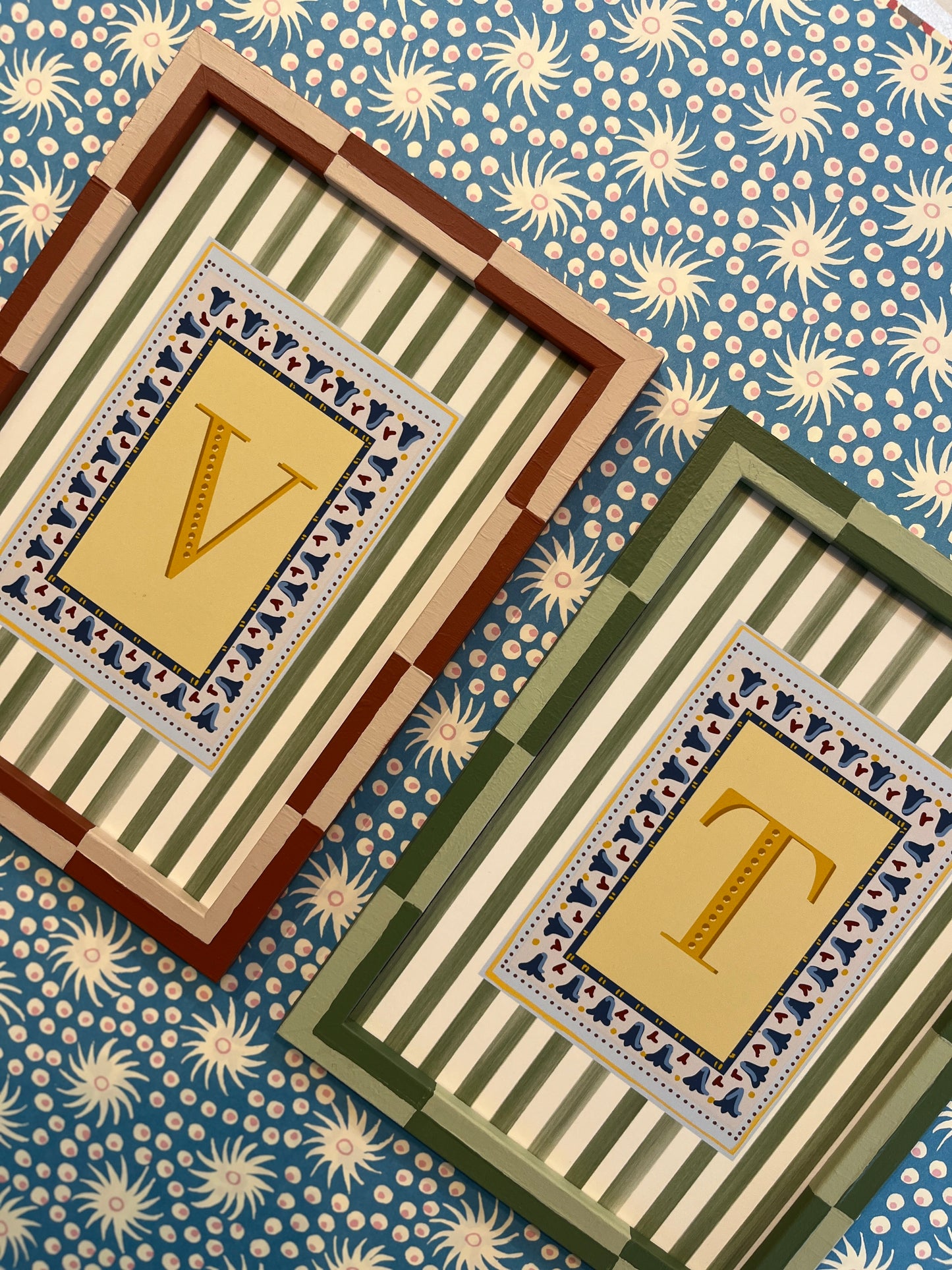 Checkerboard and Striped Frames