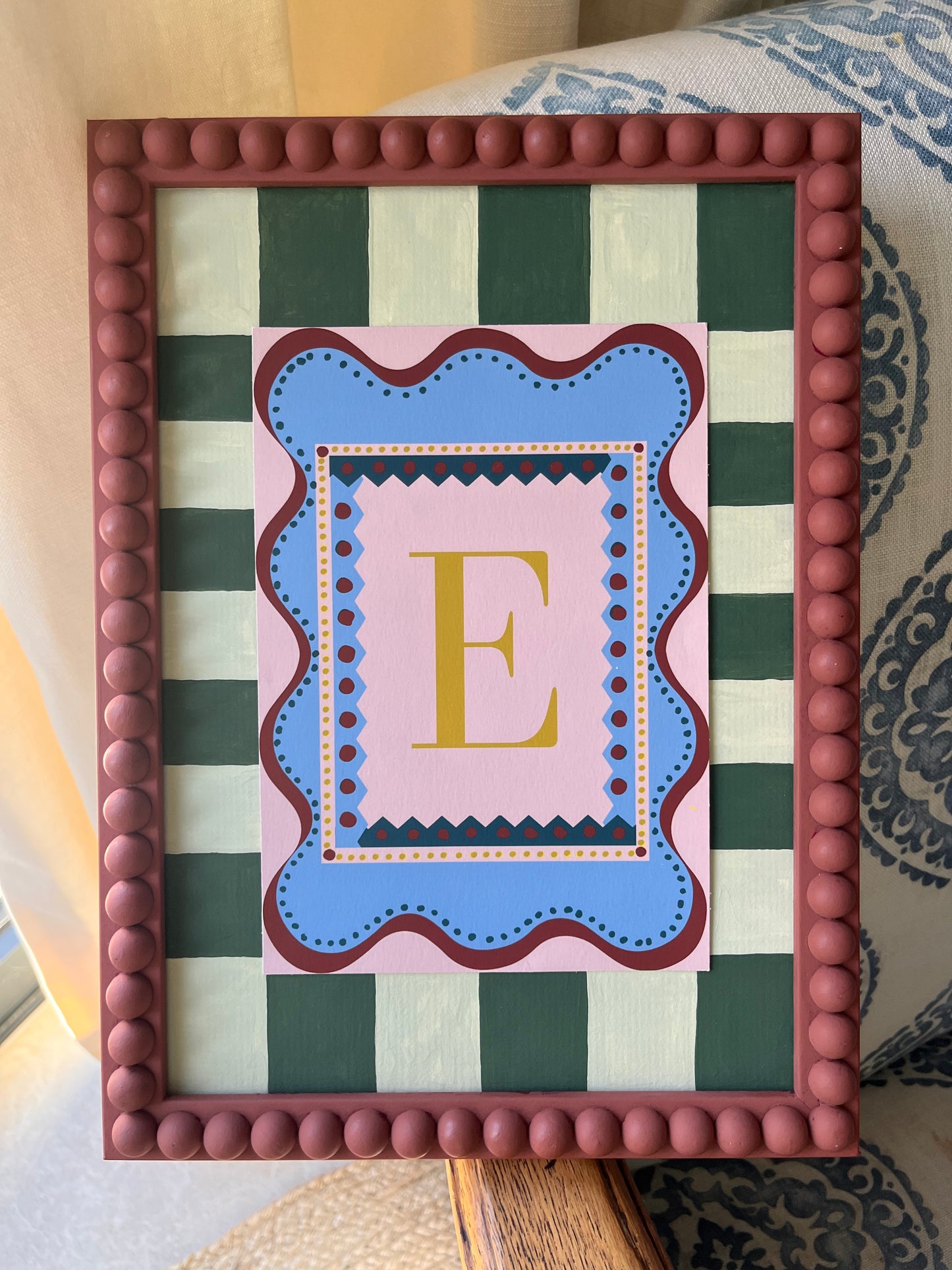 Zelda Wavy Alphabet Print