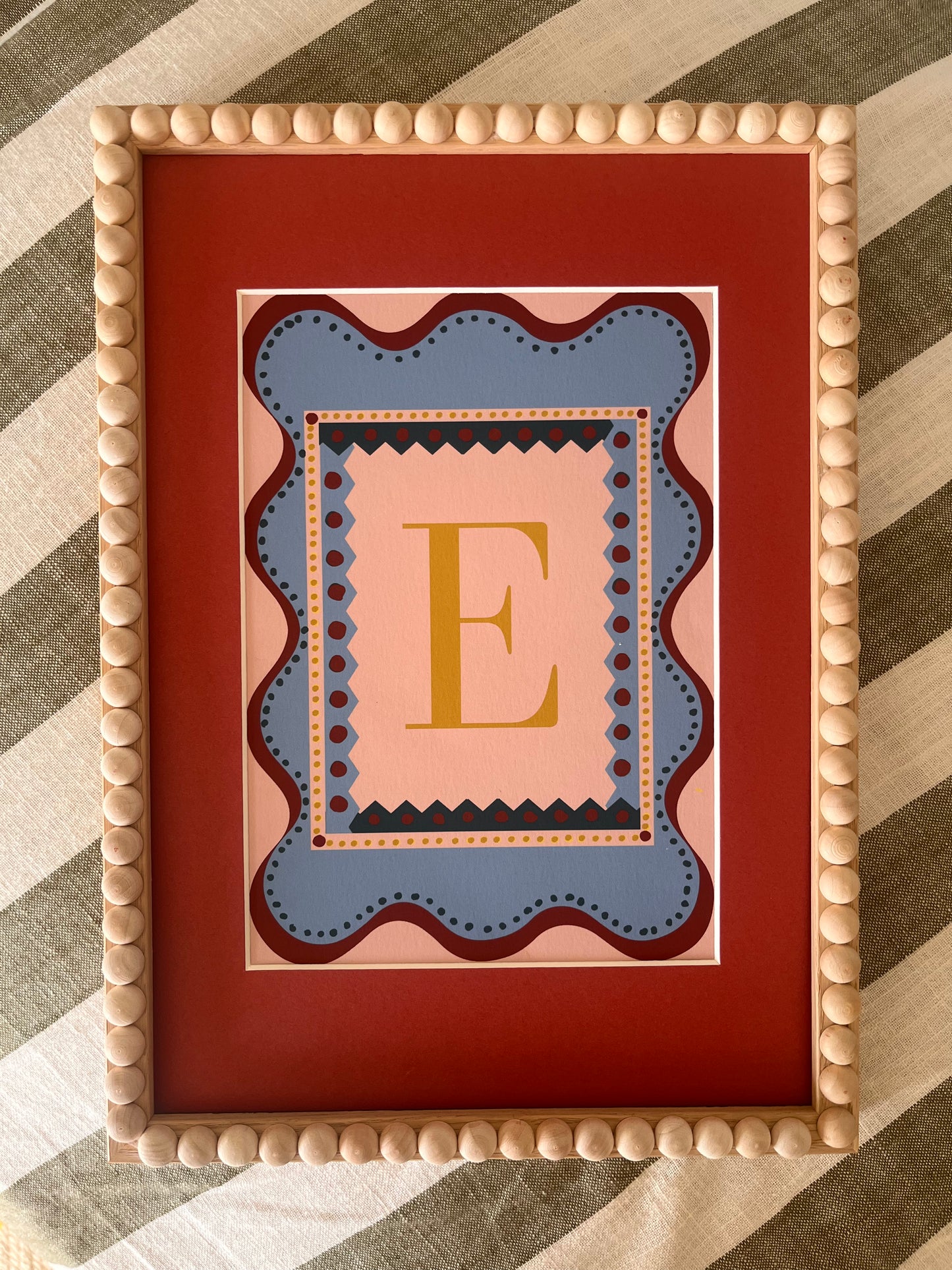 Zelda Wavy Alphabet Print